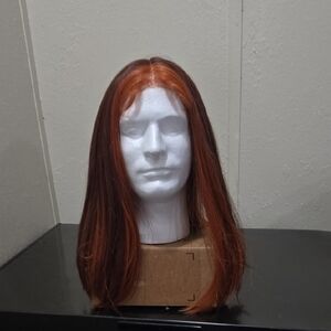 Auburn Long Straight Wig